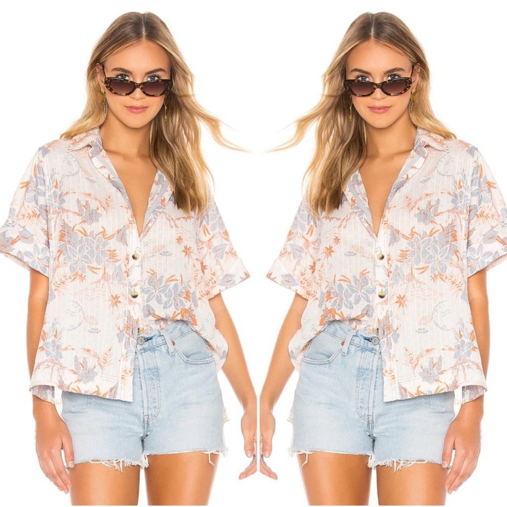 We The Free | Love Letter Oversized Button Down